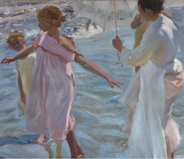 Visitas en familia. Sorolla: Los colores del mar