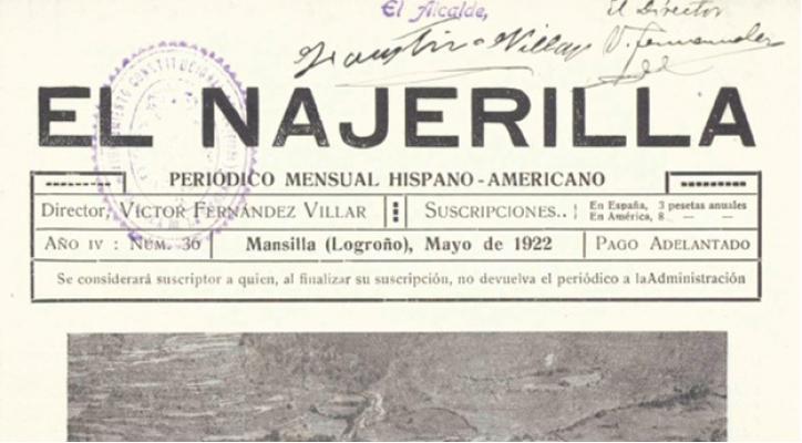 Villavelayo en El Najerilla. Crónicas, fotografías y ripios vilayos (1919-1961)