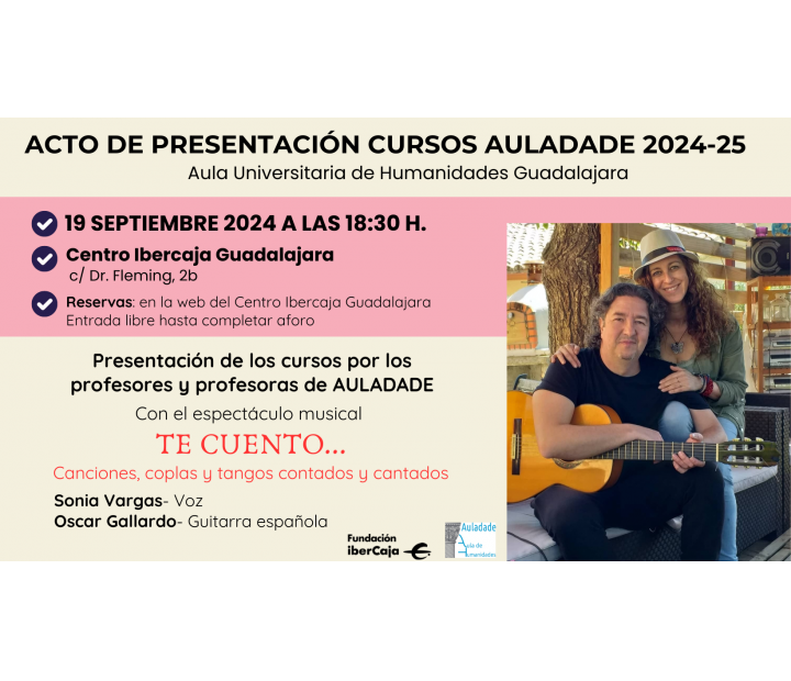 Presentación cursos Auladade 2024-2025