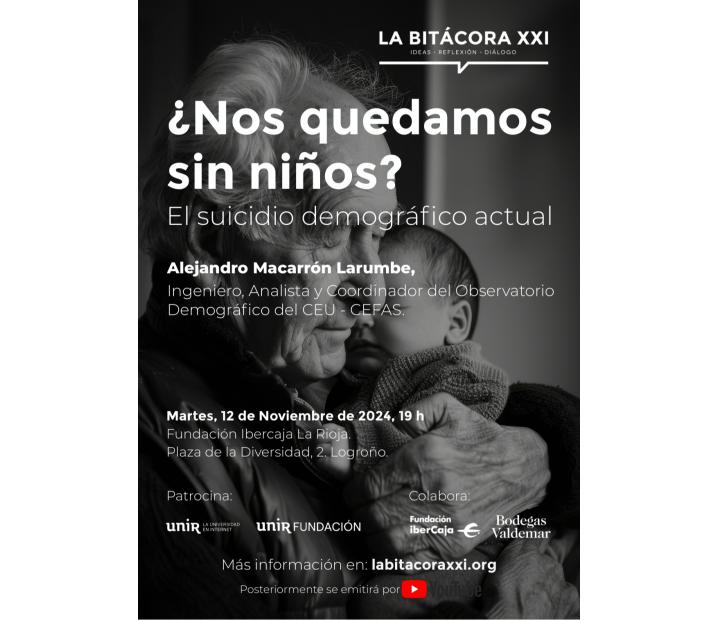 La Bitácora XXI. ¿Nos quedamos sin niños? El suicidio demográfico actual