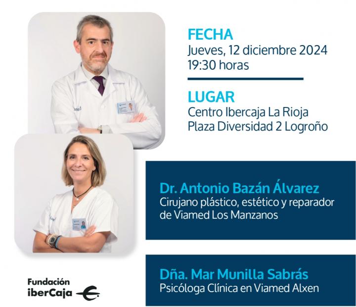 Aula de Salud Viamed-Ibercaja. Reconstrucción de mama. Recuperar la imagen corporal, salud y bienestar emocional.