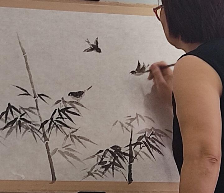 Sumi-e. La técnica artística japonesa en papel de arroz